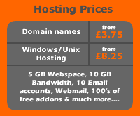 Web Hosting Prices